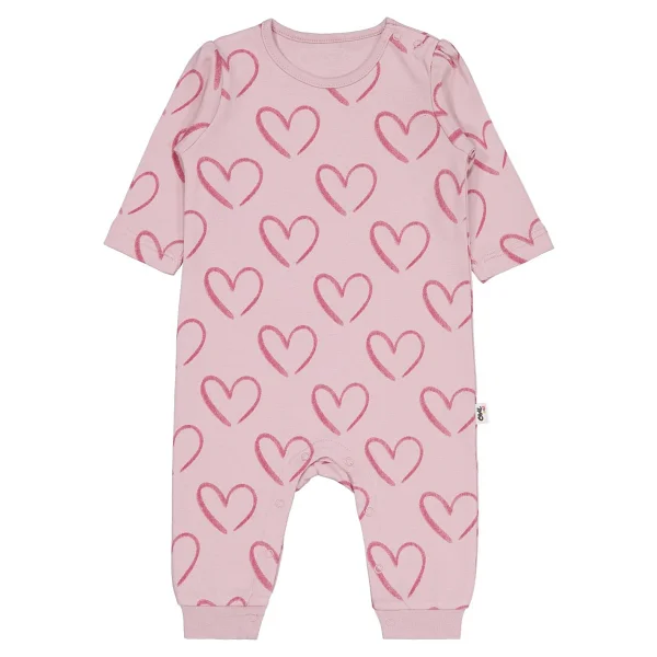Civil Baby Tramlı Kalp Empirme 6-18 Ay Tulum - Pembe 18-24 Ay - Pastel Pembe - 18 - 24 Ay - Görsel 6