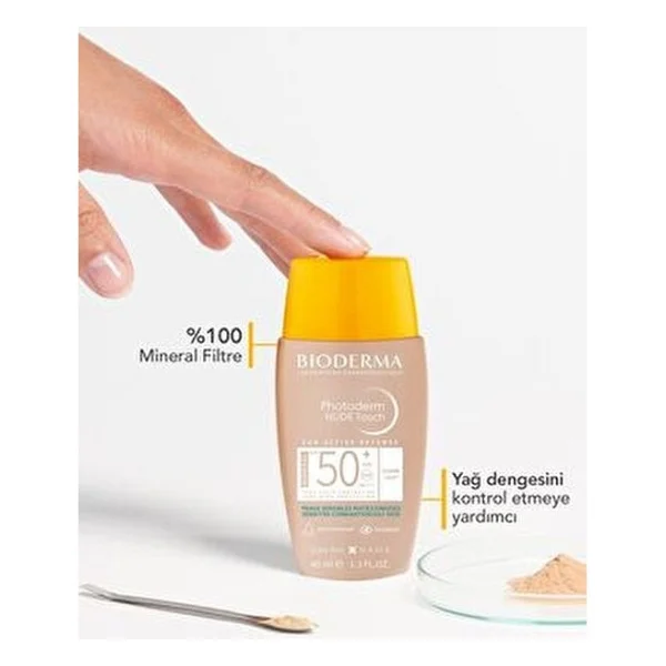 Bioderma Photoderm Nude Touch 40 Ml 50 Faktör Renkli Güneş Kremi - Görsel 7