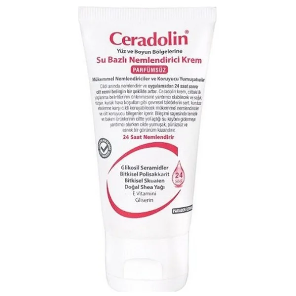 Ceradolin 50 Ml Su Bazlı Nemlendirici Krem E Vitamini İle 24 Saat Nemlendirme Sağlayan Ürün - Görsel 3