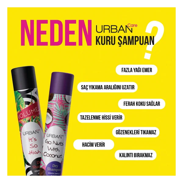 Urban Care It's So High Volume 200 Ml Kuru Şampuan - Görsel 6