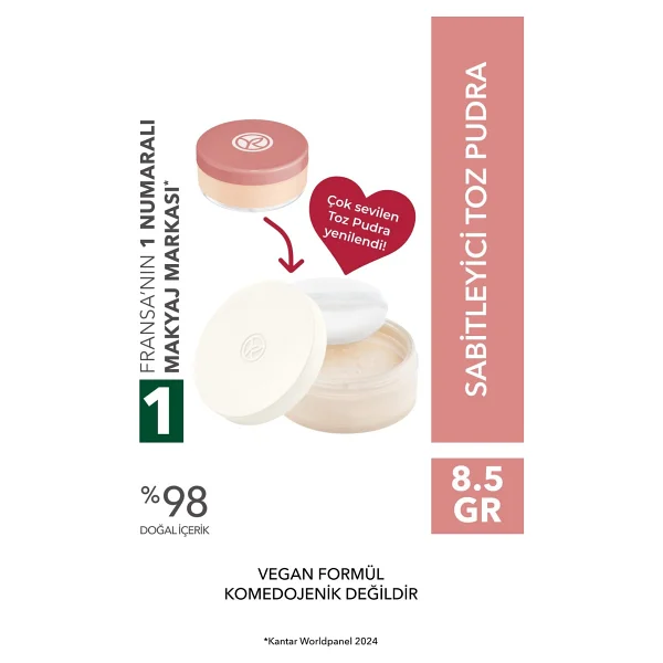 Yves Rocher 8.5 Gr Sabitleyici Transparan Pudra - Görsel 8