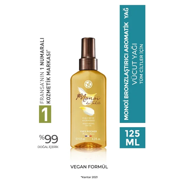 Yves Rocher Monoi 125 Ml Bronzlaştırıcı Yağ - Görsel 9