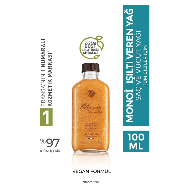 Yves Rocher Monoi Işıltı Veren Saç Ve Vücut Yağı 100 Ml - Görsel 6