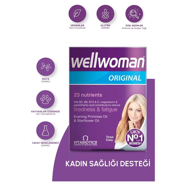 Vitabiotics Wellwoman 60 Tablet - Görsel 4