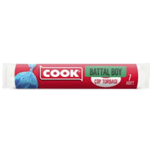 Cook Battal Boy 1 Koli (20 Rulo) Çöp Torbası 72 X 95 Cm (70 Lt) - Görsel 2