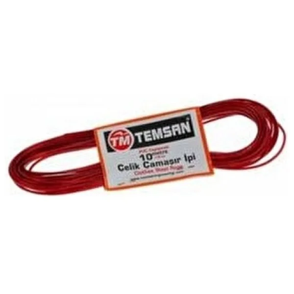 Tesa Pvc Kaplı Çamaşır İpi 10 Mt Dayanıklı Ve Esnek Çelik Malzeme İle Üretilmiştir - Görsel 3