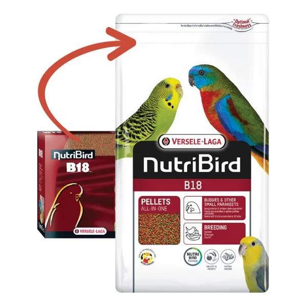 Versele Laga Nutribird B18 3 Kg Muhabbet Kuşu Pelet Yem - Görsel 2