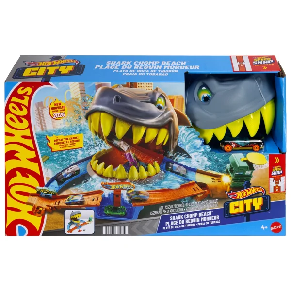 Hot Wheels City Köpekbalığı Sahil Savaşı Oyun Seti Jhl96 - Görsel 9