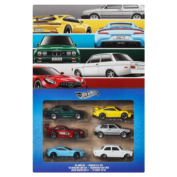 Hot Wheels Silver Series Euro Style 6'lı Araba Seti Jlb25 - Görsel 6