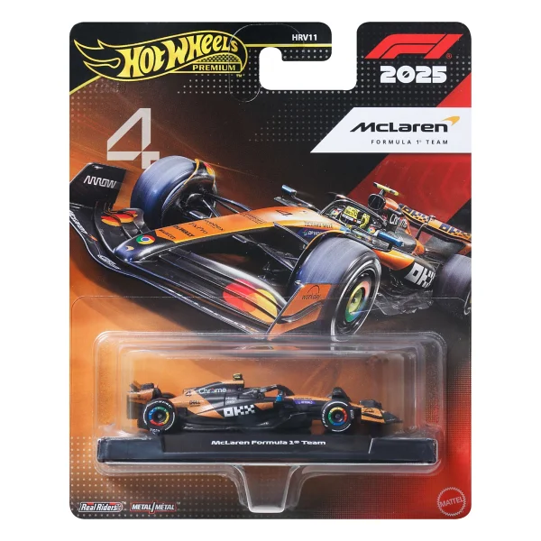 Hot Wheels Premium 2025 Formula 1 Mclaren Formula 1 Team Hrv11-Jkd88 - Görsel 7
