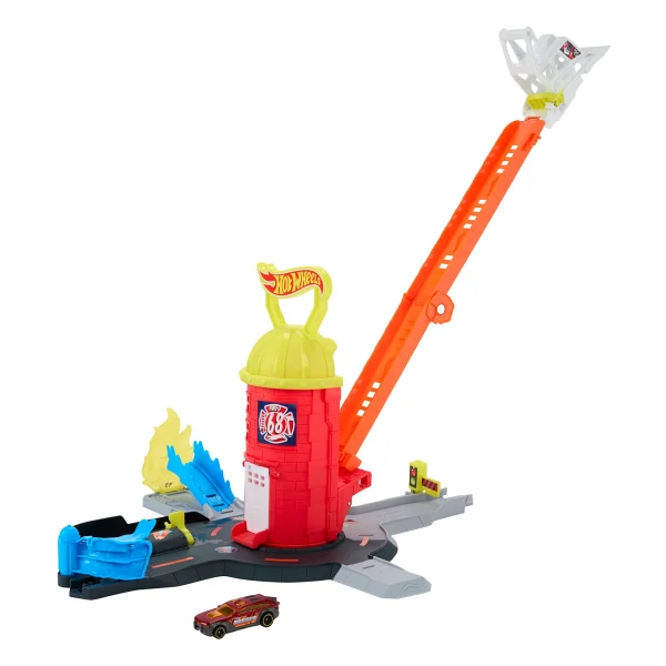 Hot Wheels City Süper İtfaiye İstasyonu Oyun Seti Jhl95 - Görsel 4