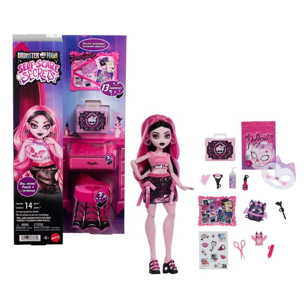 Monster High Güzellik Sırları Draculara Bebeği Jhk43 - Görsel 8
