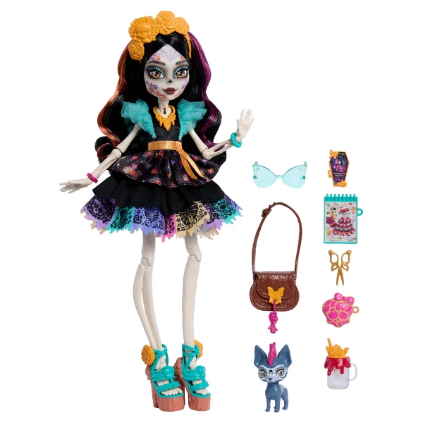 Monster High Ana Karakter Skelita Calavera Bebeği Hpd53-Jhk34 - Görsel 5