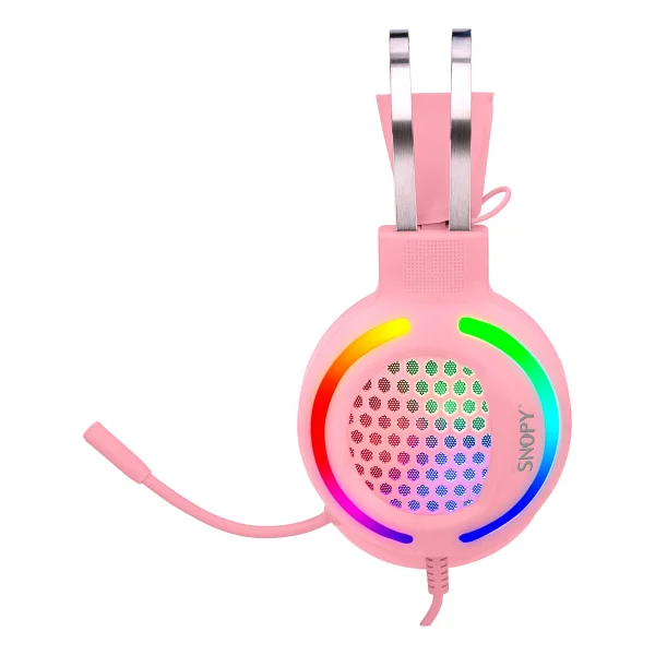 Snopy Sn-Gx82 RGB 7.1 USB Kablolu Oyuncu Kulaklığı - Görsel 3
