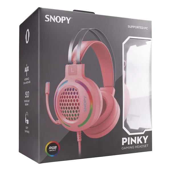 Snopy Sn-Gx82 RGB 7.1 USB Kablolu Oyuncu Kulaklığı - Görsel 5