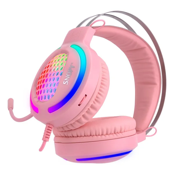 Snopy Sn-Gx82 RGB 7.1 USB Kablolu Oyuncu Kulaklığı - Görsel 6