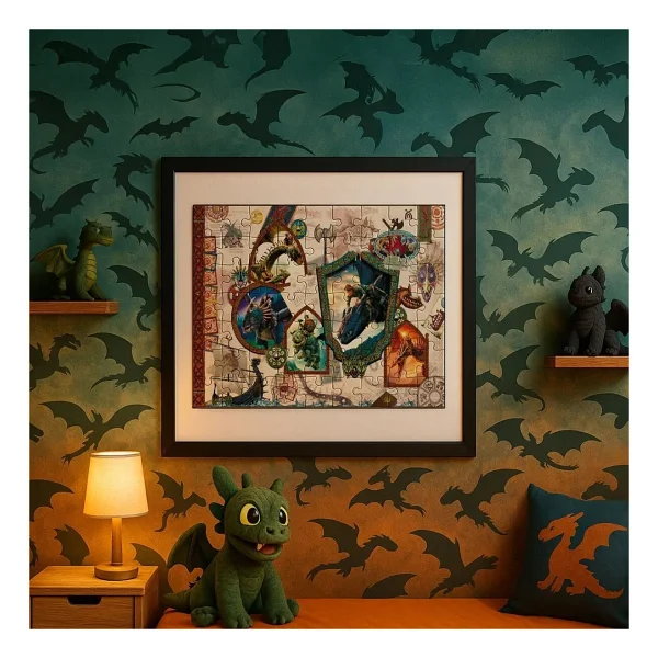 Ks Games How To Train Your Dragon 200 Parça Çocuk Puzzle Hd113 - Görsel 3