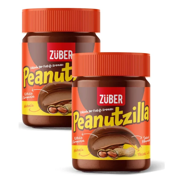Züber Peanutzilla Kakaolu Fıstık Kreması X 2 Adet - Görsel 6