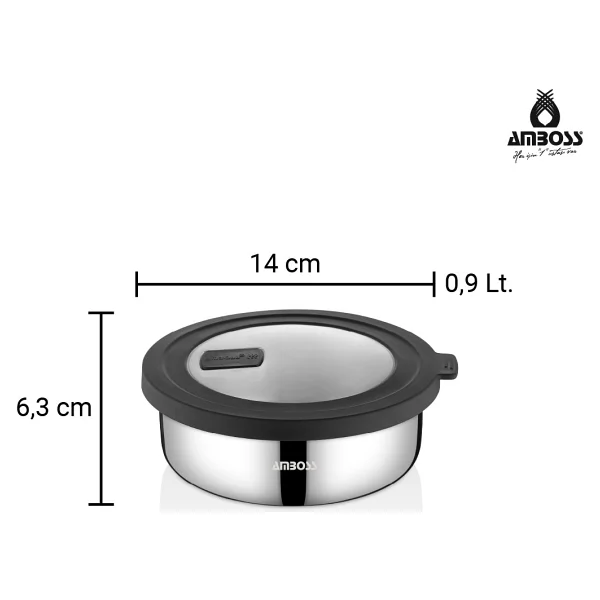 Amboss Nova 14 Cm Çelik Saklama Kabı - Görsel 7