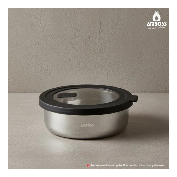 Amboss Nova 18 Cm Çelik Saklama Kabı - Görsel 2