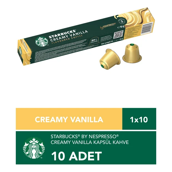 Starbucks By Nespresso Vanilla Kapsül Kahve - Görsel 4