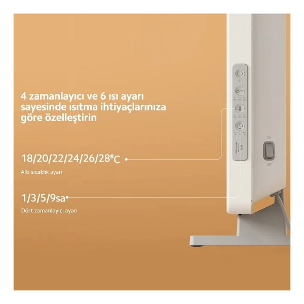 Xiaomi Mi Smart Space Heater S Akıllı Elektrikli Isıtıcı - Görsel 5