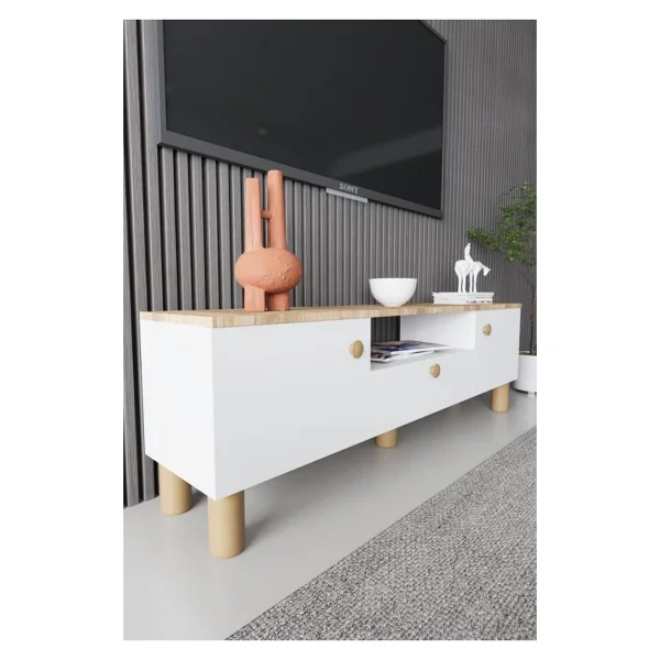 Kzy Mobilya Bohem TV Ünitesi 150 X 50 Cm Modern Tasarım İle Minimalist Estetik Sunuyor - Görsel 2
