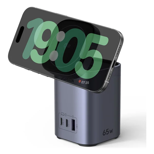 Ugreen Nexode 55321 4in1 Magsafe Kablosuz Şarj Aleti - Görsel 6