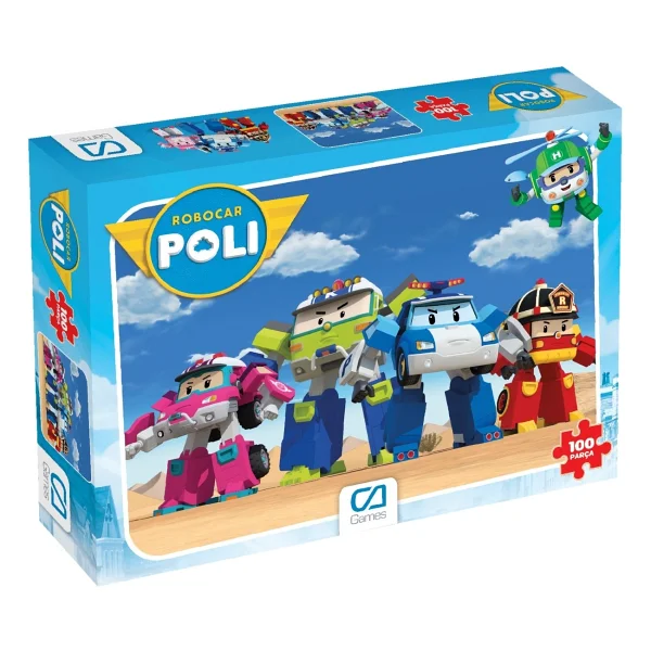 Ca Games Robocar Poli 100 Parça Puzzle 5327 - Görsel 4