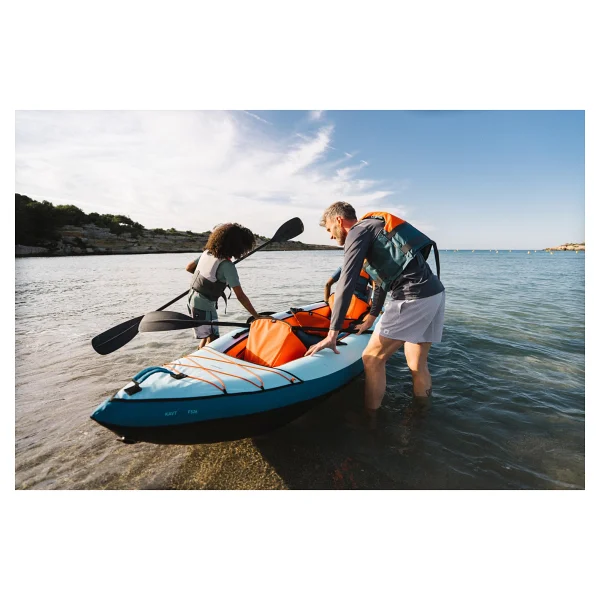Decathlon 100 Essential 2/3 Kişilik Şişme Kano Seti - Görsel 2