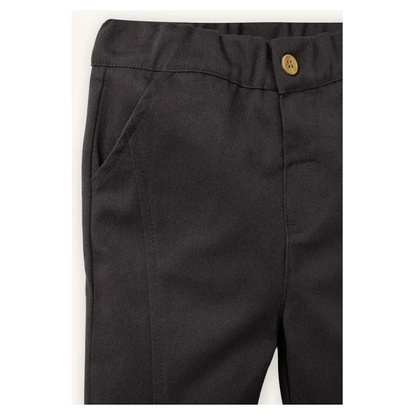 Defacto Beli Lastikli Düz Paça Gabardin Pantolon Erkek Bebek A8429a526sp - Antrasit-Ar202 - 3 - 4 Yaş - Görsel 2