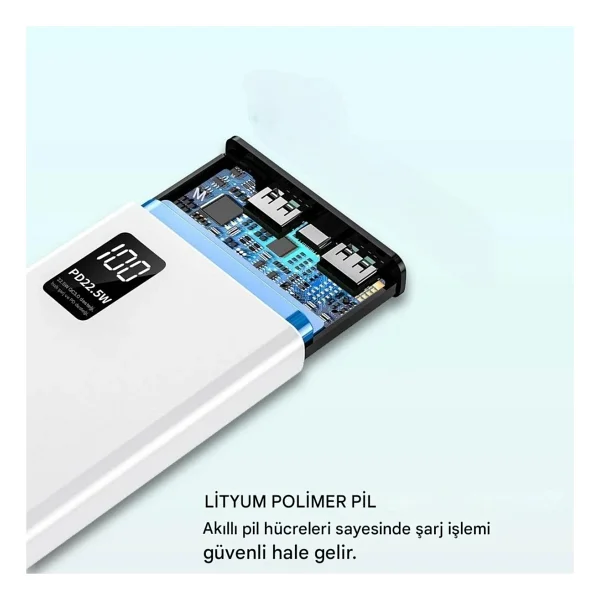 Mtl Mt4510 10000 mAh Hızlı Şarj Powerbank - Görsel 7
