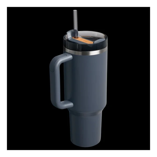 Stanley Quencher Lacivert 1.18 Lt Pipetli Termos Bardak - Görsel 2