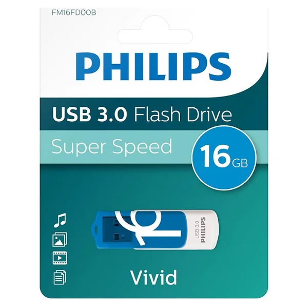 Philips Fm16fd00b/00 16 GB USB 3.0 Flash Bellek - Görsel 3