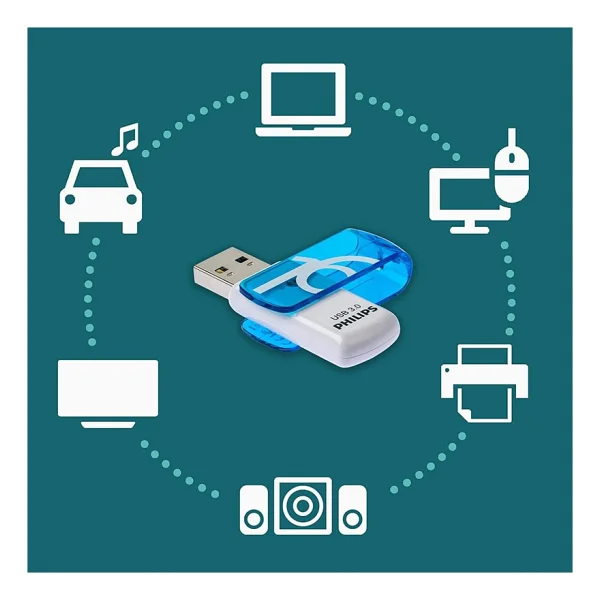 Philips Fm16fd00b/00 16 GB USB 3.0 Flash Bellek - Görsel 5