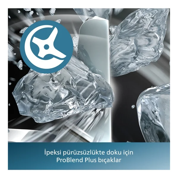 Philips 5000 Serisi Blender 1200w, Problend Plus Teknolojisi, 2 Lt Kapasiteli Cam Hazne, 3 Hız Ve Darbe Özelliği - Siyah - Görsel 7
