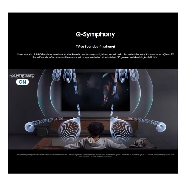 Samsung 656 Watt 2026 Model-Yüksek Güç Mükemmel Ses Kalitesi 11.1.4 Kanal Kablosuz Dolby Atmos Soundbar & Sinema Sistemi-Dahili Sinematik Ses - Görsel 9