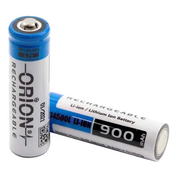 Orion 14500 3.7v 900 mAh Şarjlı Li-Ion Pil (Başlı) - Görsel 4