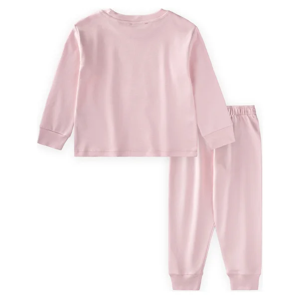 Cigit Kedi Baskılı Pijama Takım 2-8 Yaş Pudra Pembe - 2 - 3 Yaş - Görsel 3