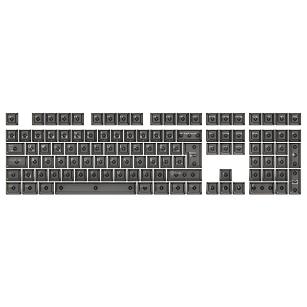 Gameraider Cherry Single Shot PC (Full Set) Şeffaf Türkçe Keycap Set - Görsel 9