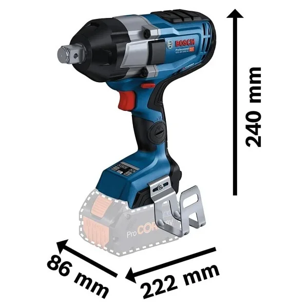 Bosch Gds 18v-1050 H Aküsüz Darbeli Somun Sıkma Makinesi - Görsel 4