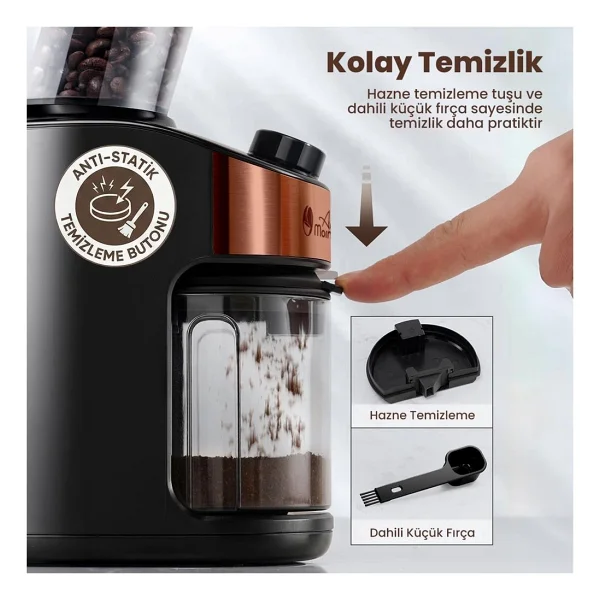 Any Morning Sh25836b Kahve Öğütücü - Görsel 7