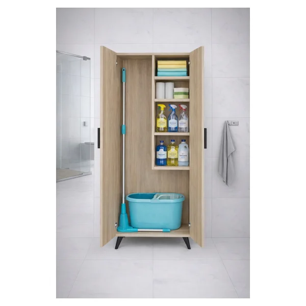 Alesta Life Temızlık Dolabı 160x60x37,7 Sonomo - Görsel 2