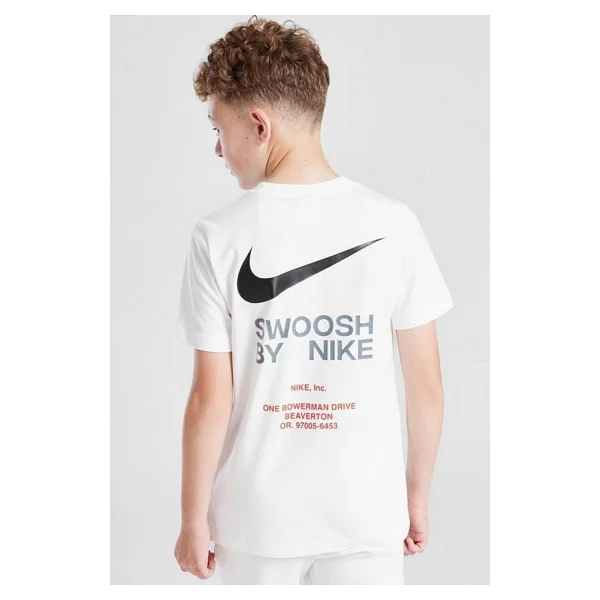 Nike Sportswear Graphic Cotton Kids Tee White Baskılı Unisex Çocuk Tişört Beyaz - Görsel 6