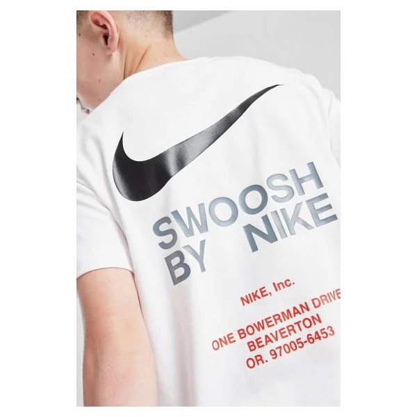 Nike Sportswear Graphic Cotton Kids Tee White Baskılı Unisex Çocuk Tişört Beyaz - Görsel 4