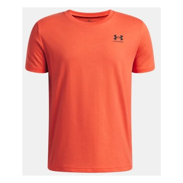 Under Armour Sportstyle Lc 1389962-100 Beyaz Kısa Kollu Bisiklet Yaka Çocuk Tişört - Görsel 9