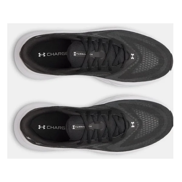 Under Armour Turbulence 3 6006717-001 Siyah-Beyaz Erkek Koşu Ayakkabısı - Görsel 4