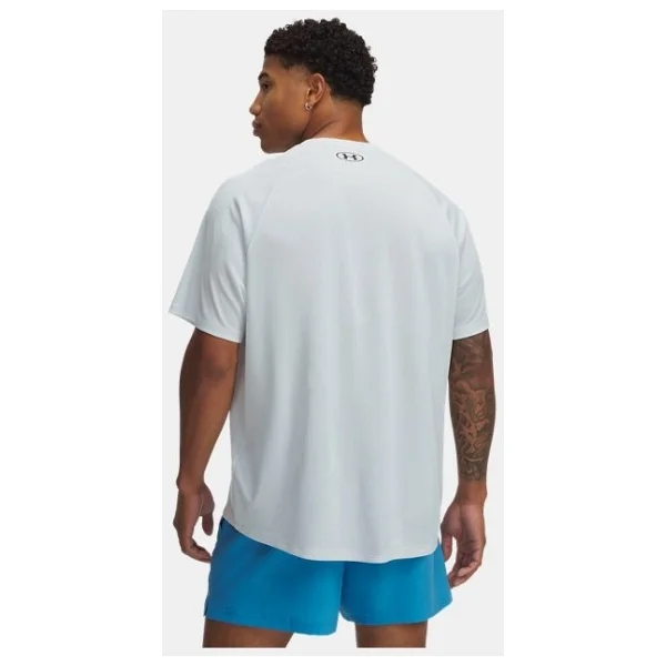 Under Armour Tech Textured 1382796 Kısa Kollu Bisiklet Yaka Erkek Tişört - Görsel 3