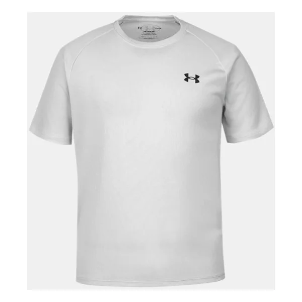 Under Armour Tech Textured 1382796 Kısa Kollu Bisiklet Yaka Erkek Tişört - Görsel 5