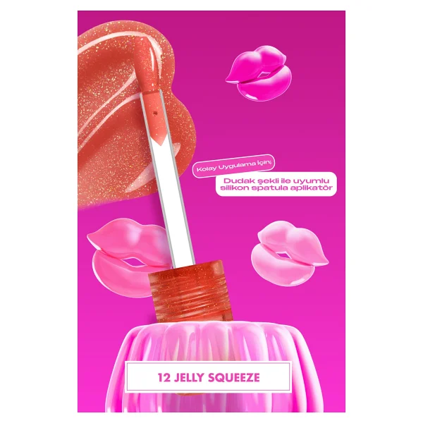 Nyx Professional Makeup Jelly Job 12 Jelly Squeeze Dudak Parlatıcısı - Görsel 2